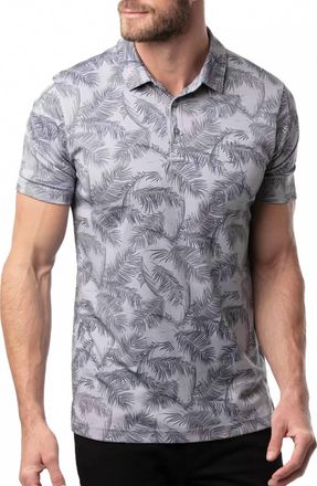 Travis Mathew Bamboo Fences Polo Shirt In Heather Quiet Shade
