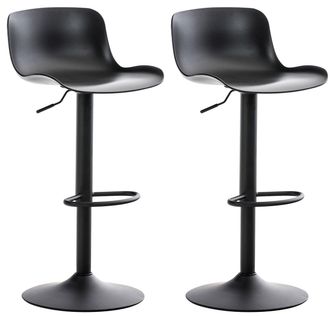 Clp Clp - Set 2 Taburetes De Bar Almada Negro