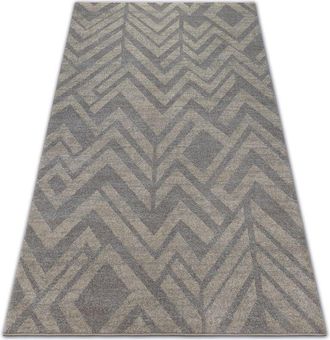 RugsX Alfombra Soft 8028 Etno Dise&ntilde;o Espiga Marr&oacute;n/beige Brown 180x270 Cm