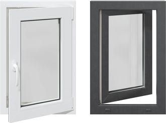 vidaXL Color Interno De Ventana De S&oacute;tano Blanco Risor 50 X 75 Cm Vidaxl