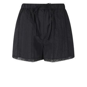 Isabelle Blanche Poplin Shorts - female - Isabelle Blanche - Short Shorts - Black - M - Shorts