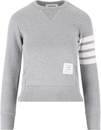 Thom Browne 4-Bar Crewneck Sweatshirt - Grey