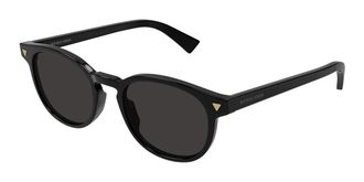 Bottega Veneta BV1253S 001 Mens Sunglasses Black Size 50