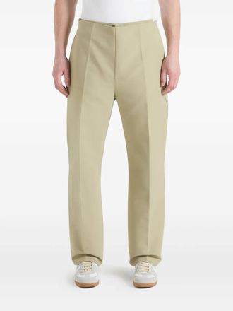 Manière De Voir Henri foldover trousers - Neutrals