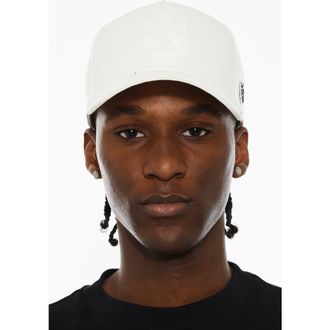 Cult of Individuality Logo Trucker Hat in Winter White at Nordstrom
