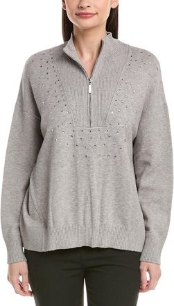 Joseph Ribkoff 1/2-Zip Funnel Neck Sweater
