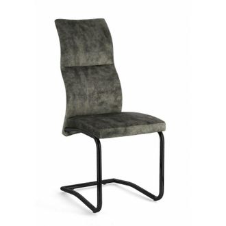 BIZZOTTO 4x Silla Terciopelo Verde Thelma