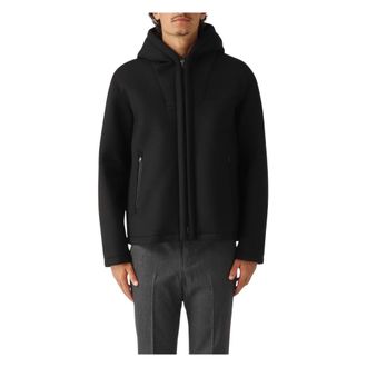 Herno Heren, Jassen, Zwart, Maat: M Nylon