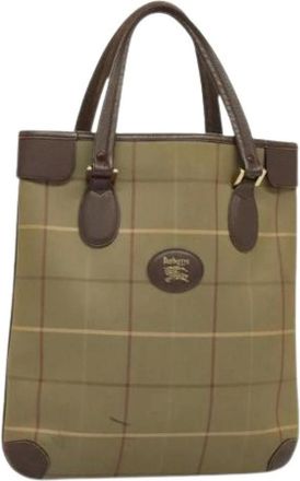 Burberry Pre-owned Tote Bags, female, Beige, Size: ONE SIZE Pre-owned Tote Bag
