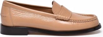 Ferragamo Irina Leather Loafer - Beige