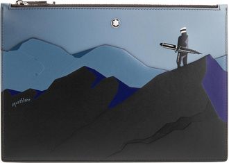 Montblanc Meisterstuck Scenic Pouch With Snowboarder