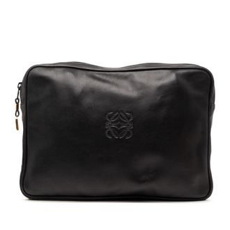 Loewe Pre-owned LOEWE Leather Anagram Clutch Ladies HAS7FYXJNPRP76VU