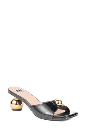 Ninety Union Milano Orb Heel Slide Sandal in Black at Nordstrom Rack, Size 12