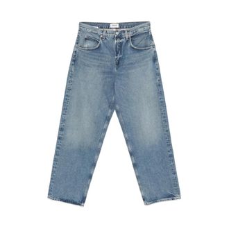 A Gold E Jeans, Heren, Blauw, W34, Denim, Straight Leg Jeans
