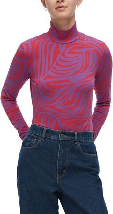 Marimekko Jakala Jokuraita Logo Turtleneck Shirt