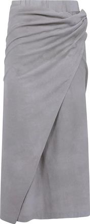 Ziggy Chen Midi Skirts - Dames - Midirokken - Grijs - XS - Rokken