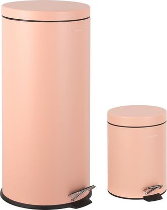 Happimess Oscar 8-Gallon Step-Open Trash Can with FREE Mini Trash Can in Flamingo Pink at Nordstrom
