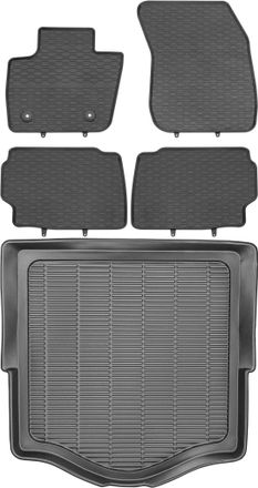 OEM Juego De Alfombrillas De Goma Para Coche Y Alfombrilla Para Maletero Para Ford Mondeo Mk5 Estate A Partir De 2014