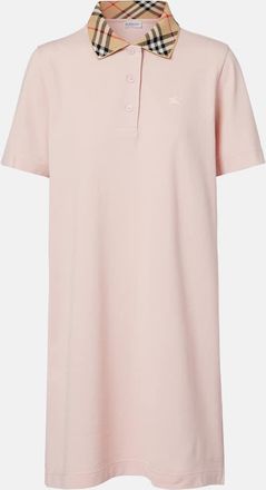 Burberry Burberry Check cotton polo dress