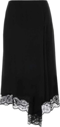 Alexander McQueen Midi Rok - Dames - Midirokken - Zwart - M - Rokken