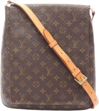 Louis Vuitton Pre-owned Cross Body Bags, female, Brown, Size: ONE SIZE Pre-owned Musette Monogram Shoulder Bag
