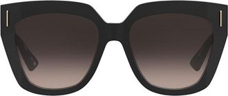 Moschino MOS207/S GUU/HA Womens Sunglasses Black Size 55