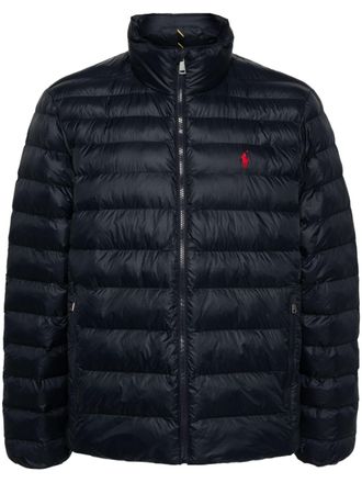 Polo Ralph Lauren Polo Pony-embroidery padded jacket - Blue