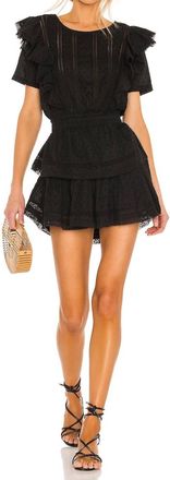 LoveShackFancy Natasha Dress In Black