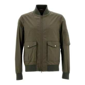 Herno Bomber Jackets, male, Green, XL, Bomber Jacket