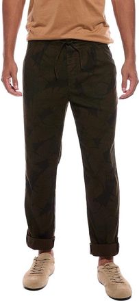 Slowear Slowear Flat Front Linen-Blend Pant