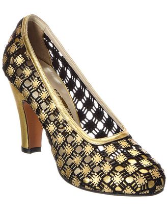 Ferragamo Ferragamo Archives 1930 Fantastica Leather Pump