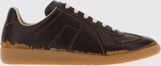 Maison Margiela Sneakers Replica in pelle e tessuto con effetto vintage