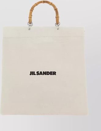 Jil Sander canvas tote bag