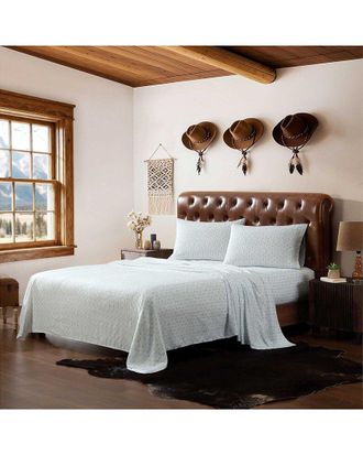 Wrangler Pretty Shoe Stripe Sheet Set