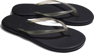 Tkees Aqua Waterproof Flip Flop in Onyx at Nordstrom, Size 11