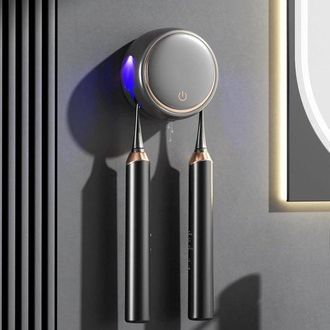 OEM Esterilizador De Cepillos De Dientes Uv Con Soporte De Pared Y Funci&oacute;n De Temporizador: Ideal Para El Hogar Y Los Viajes