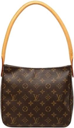 Louis Vuitton Pre-owned Shoulder Bags, female, Brown, Size: ONE SIZE Pre-owned The Looping MM