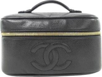 Chanel Pre-owned Handbags, female, Black, Size: ONE SIZE Pre-owned Vintage 1997 Handbag