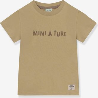 MINI A TURE Kinder T-Shirt MATCHARLEY MINI A TURE mit Bio-Baumwolle gr&uuml;n
