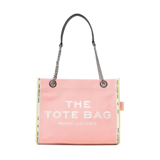 Marc Jacobs The Denim Chain Medium Tote - female - Marc Jacobs - Shopping Bags - Pink - ONE SIZE - Bags