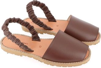 Minorquines Leren sandalen Fruncia