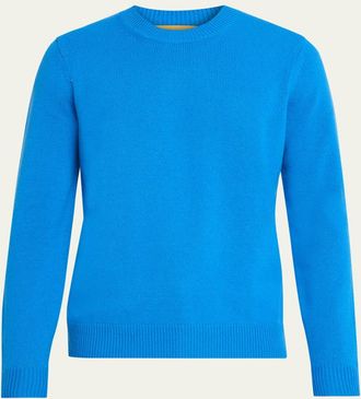 Guest In Residence Mens Cashmere Crewneck Sweater