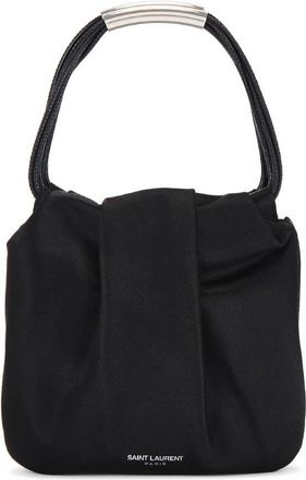 Saint Laurent Mini Pochon Satin Bag