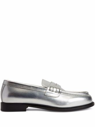 Giuseppe Zanotti Euro Loafer penny loafers - Zilver