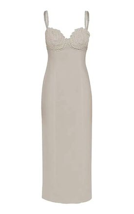 Clea Womens Lucinda Bralet Dress In Sesame