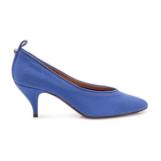 Versace Pumps, female, Blue, Size: 7 1/2 US Pump T.65 Fabric