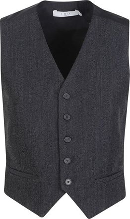 Iro Benyo button waistcoat - women - Wool/Polyester - 40 - Grey