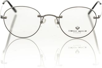 Frankie Morello Metallic Mens Eyeglass Mens Frame