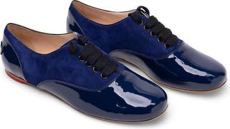 Hogan Ladies Blue Oxfords & Derbys, US Size 5.5