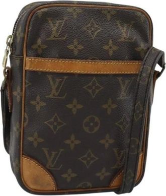 Louis Vuitton Vintage, unisex, Bruin, ONE Size, Leer, Pre-owned Danube Schoudertas